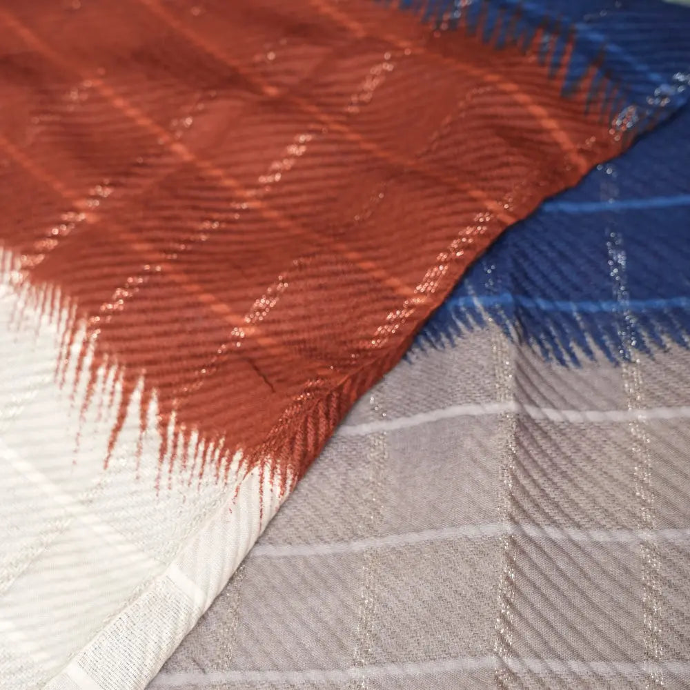 Cotton Multi-Color Checkered Scarf DUPPATTY WALAY
