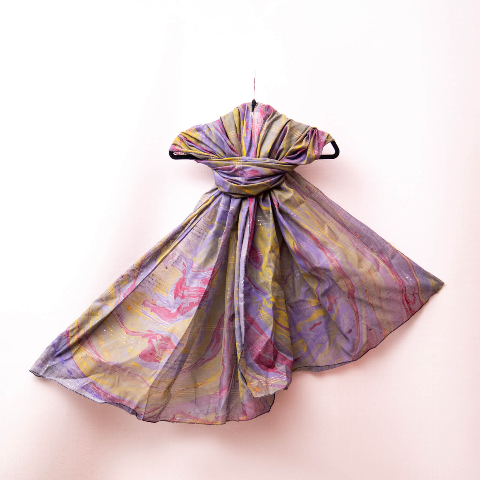 Monark Indigo Multi Digital Printed Dupatta
