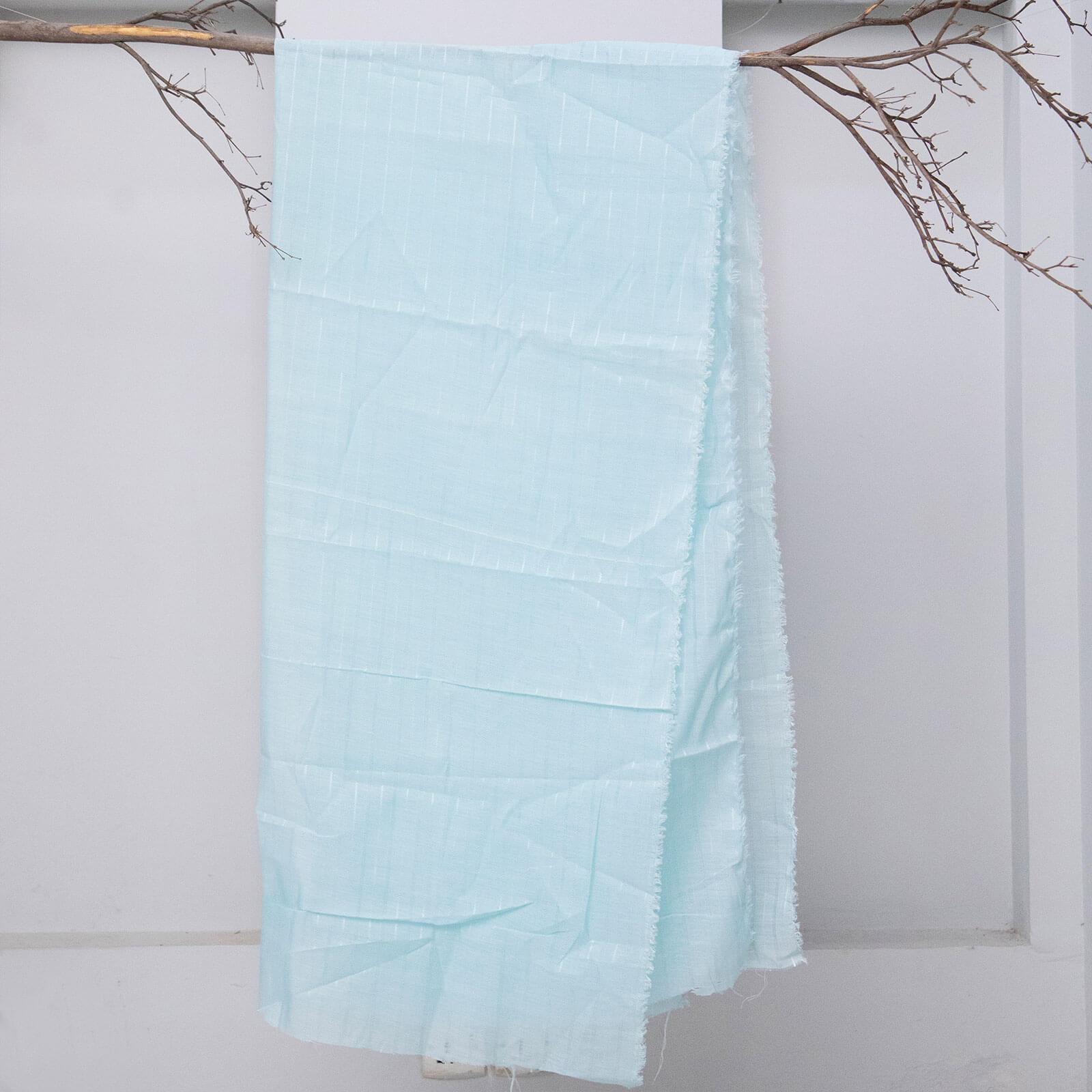 Cotton Crimson Red Taarkashi with Lining Dupatta