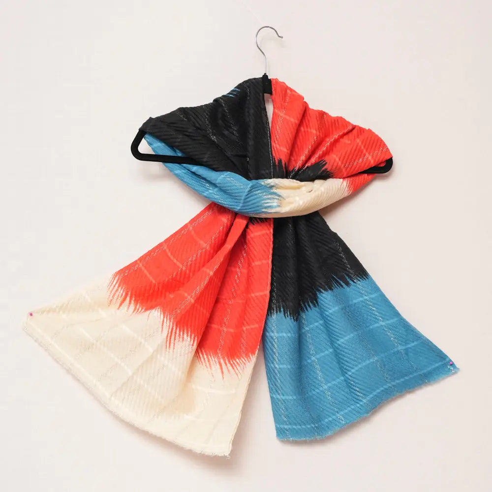 Cotton Multi-Color Checkered Scarf DUPPATTY WALAY