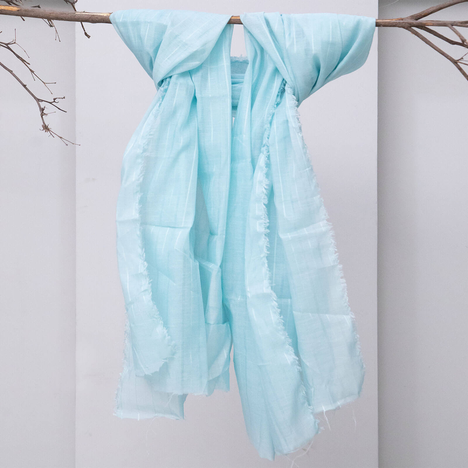 Cotton Crimson Red Taarkashi with Lining Dupatta