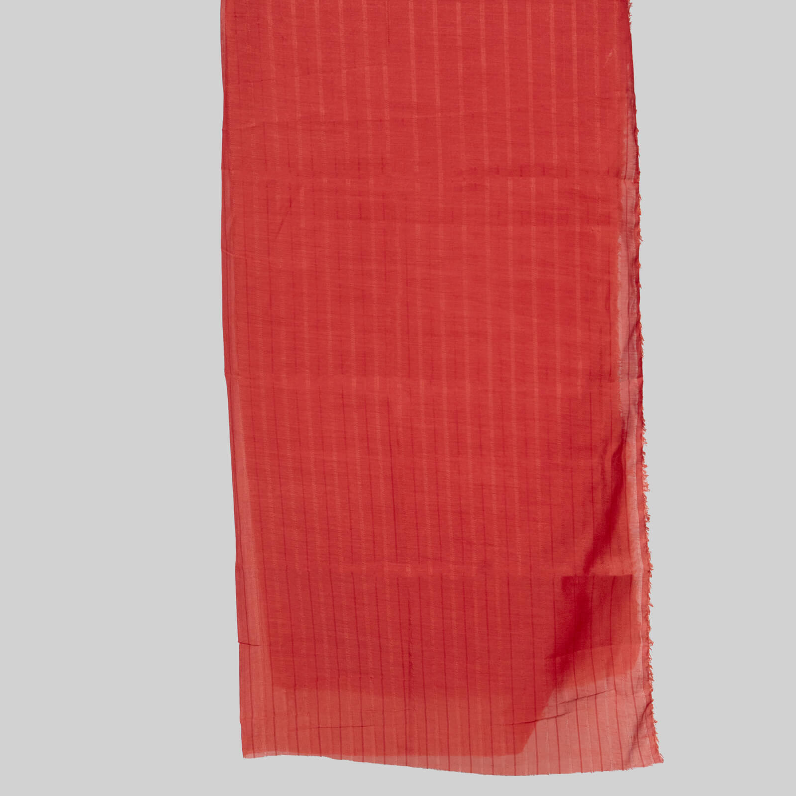 Cotton Brick Red Taarkash with Lining Dupatta