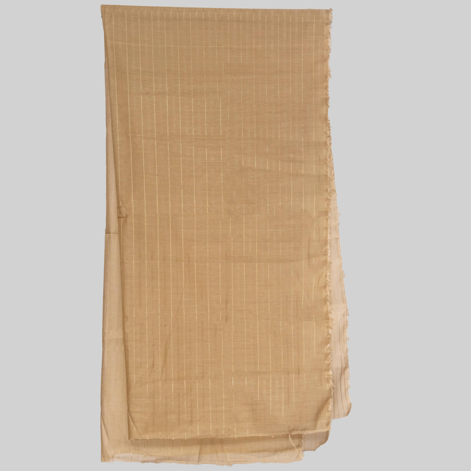 Cotton Camel Brown Taarkash with Lining Dupatta