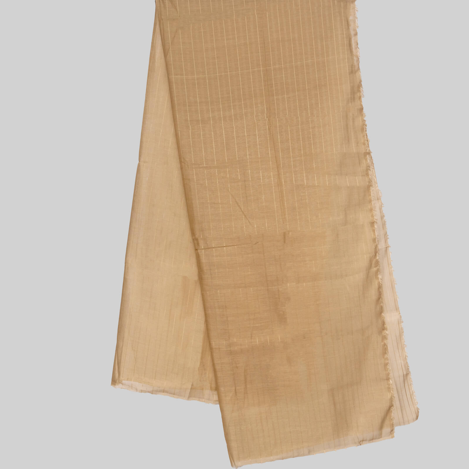 Cotton Camel Brown Taarkash with Lining Dupatta