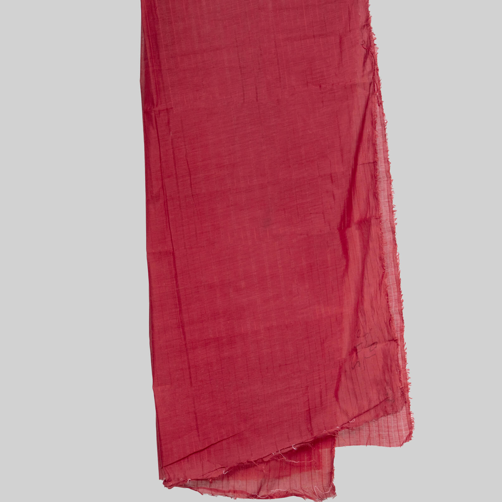 Cotton Crimson Red Taarkashi with Lining Dupatta