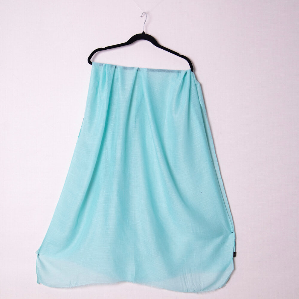 Cotton Turqoise Green Scarf
