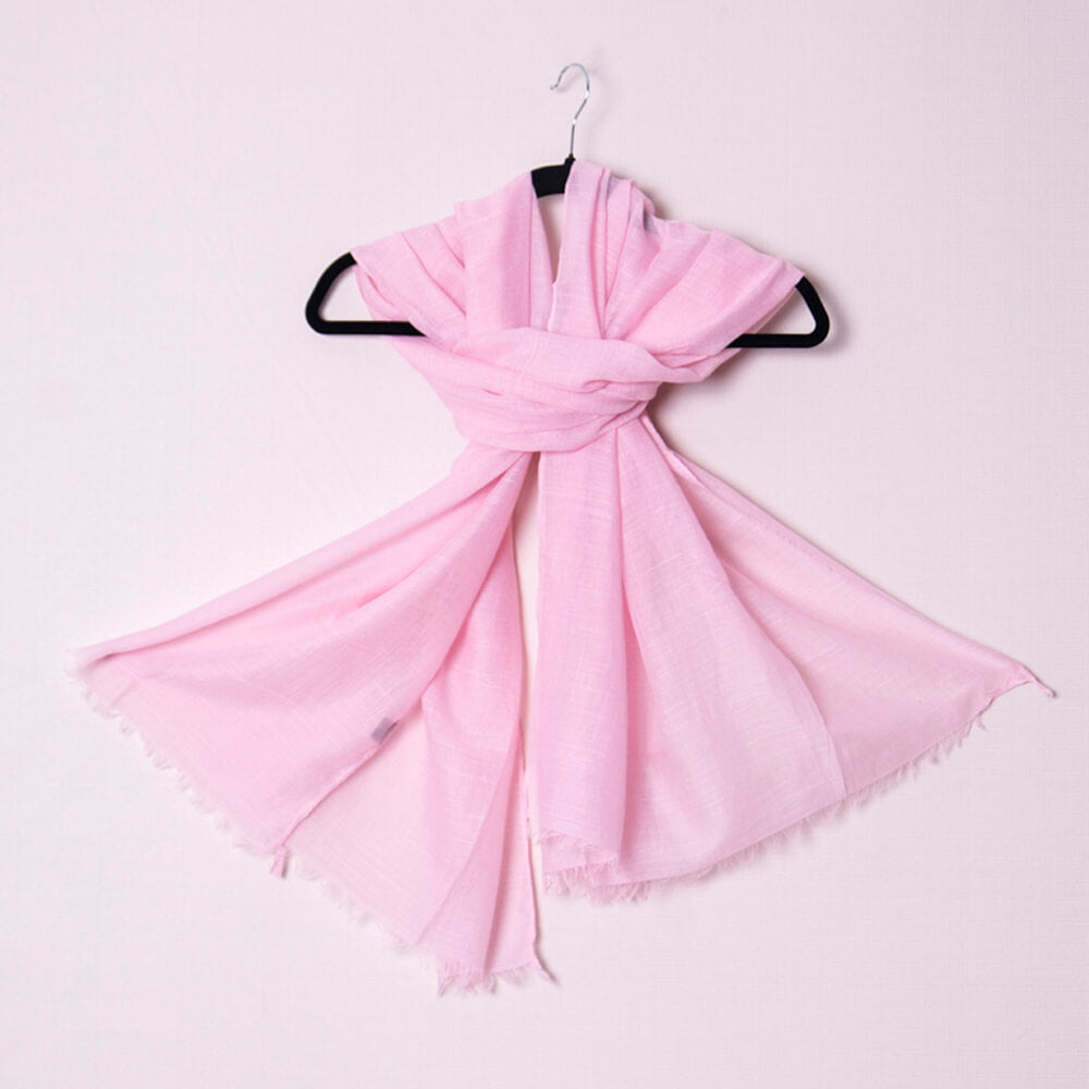 Cotton Baby Pink Scarf