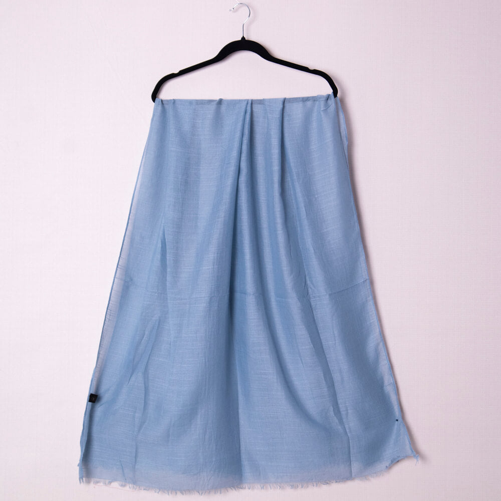 Cotton Ice blue Scarf