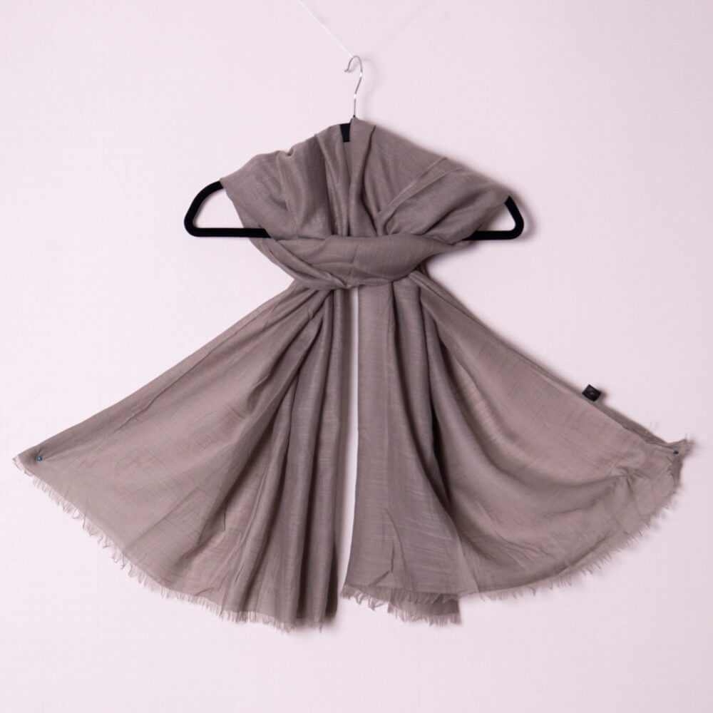 Cotton Tortilla Brown Scarf