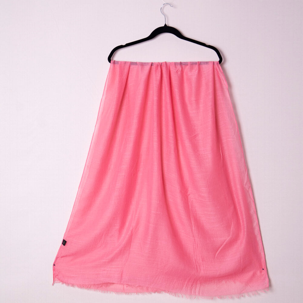 Cotton English Pink Scarf