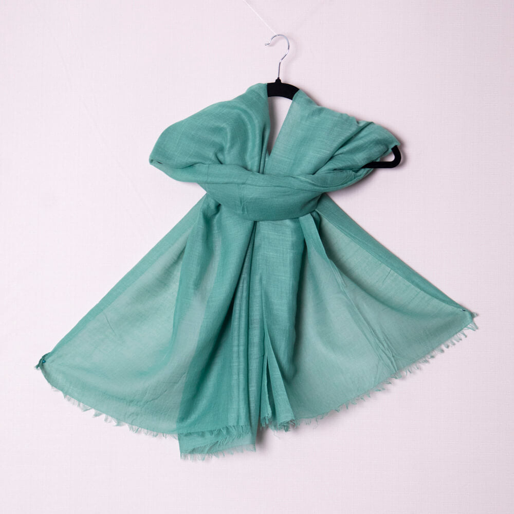 Cotton Sea Green Scarf
