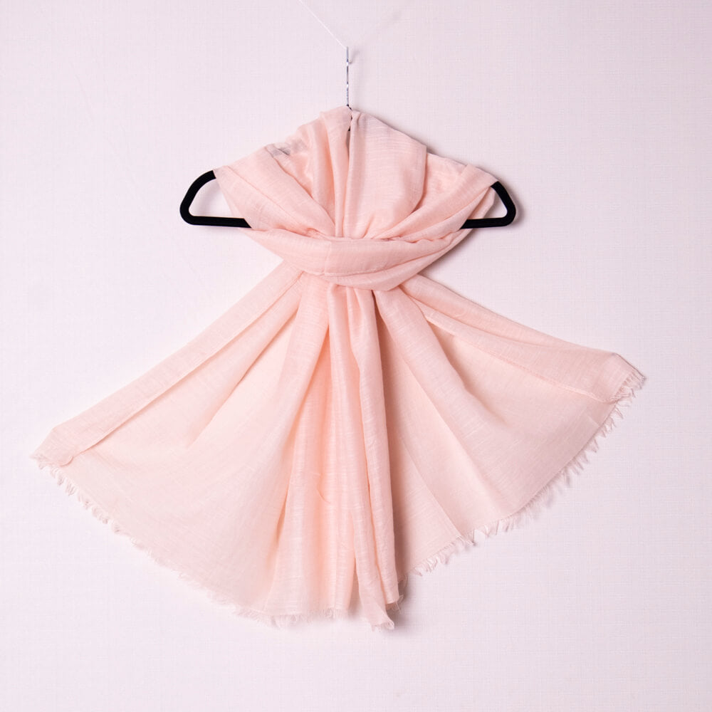 Cotton Soft Pink Scarf