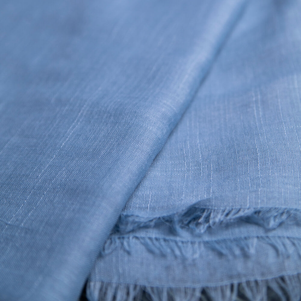 Cotton Ice blue Scarf