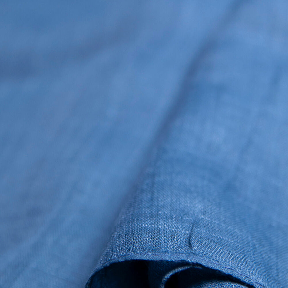 Cotton Sapphire Blue Scarf