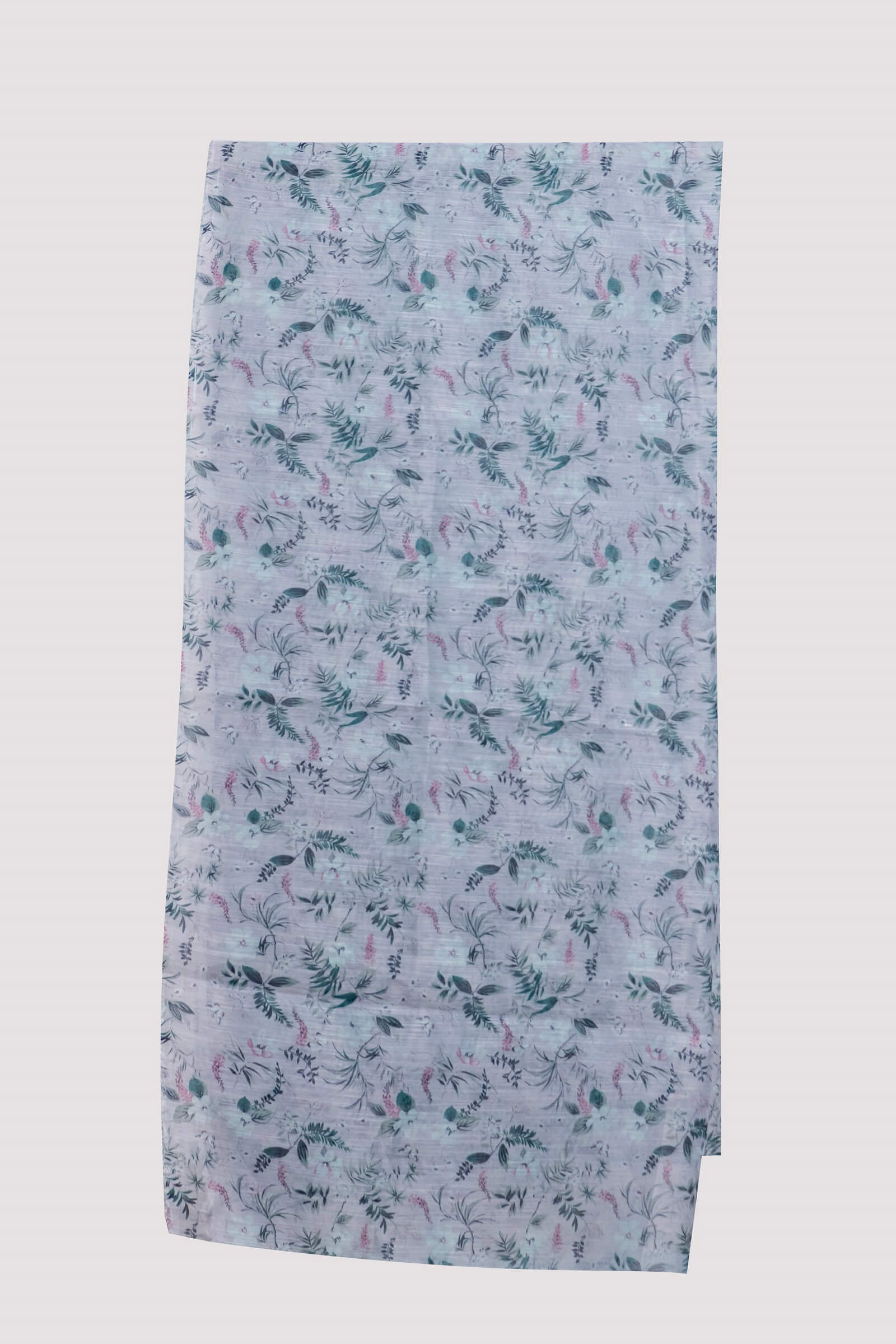 Monark Blue Botanical Printed Dupatta