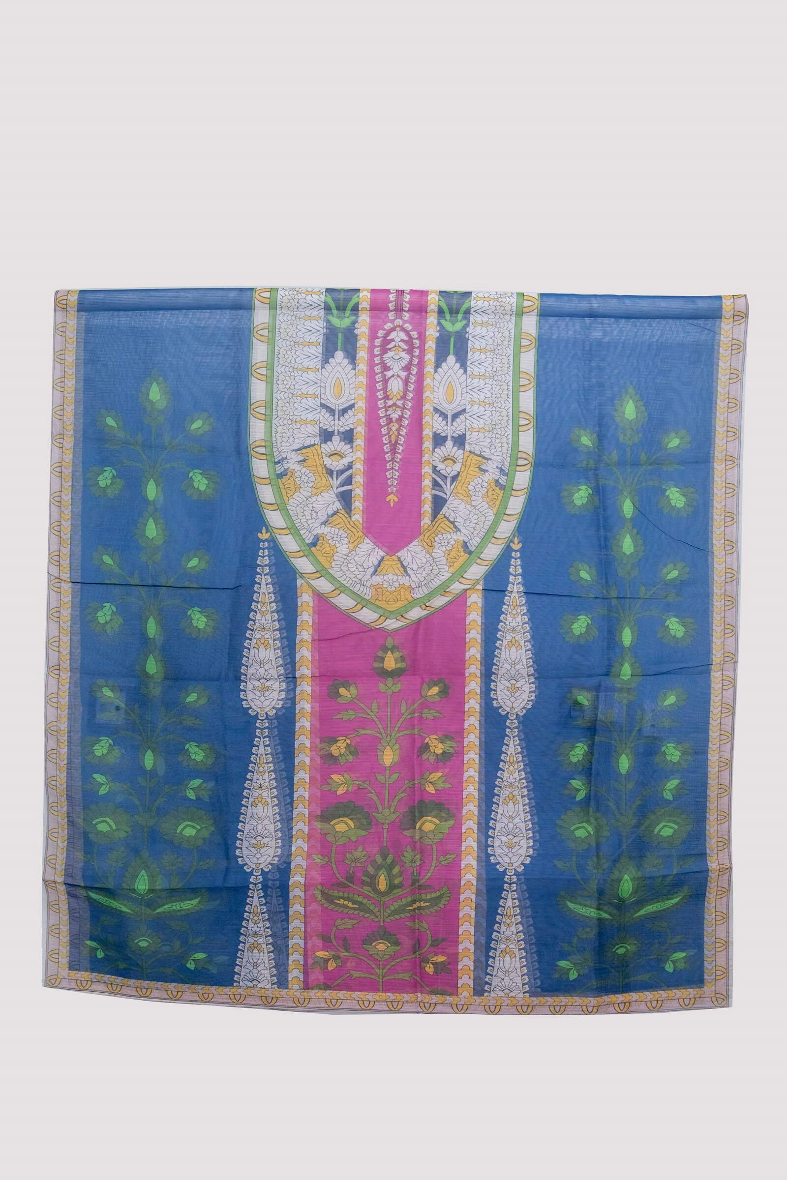 Monark Multi Floral Motif Printed Dupatta