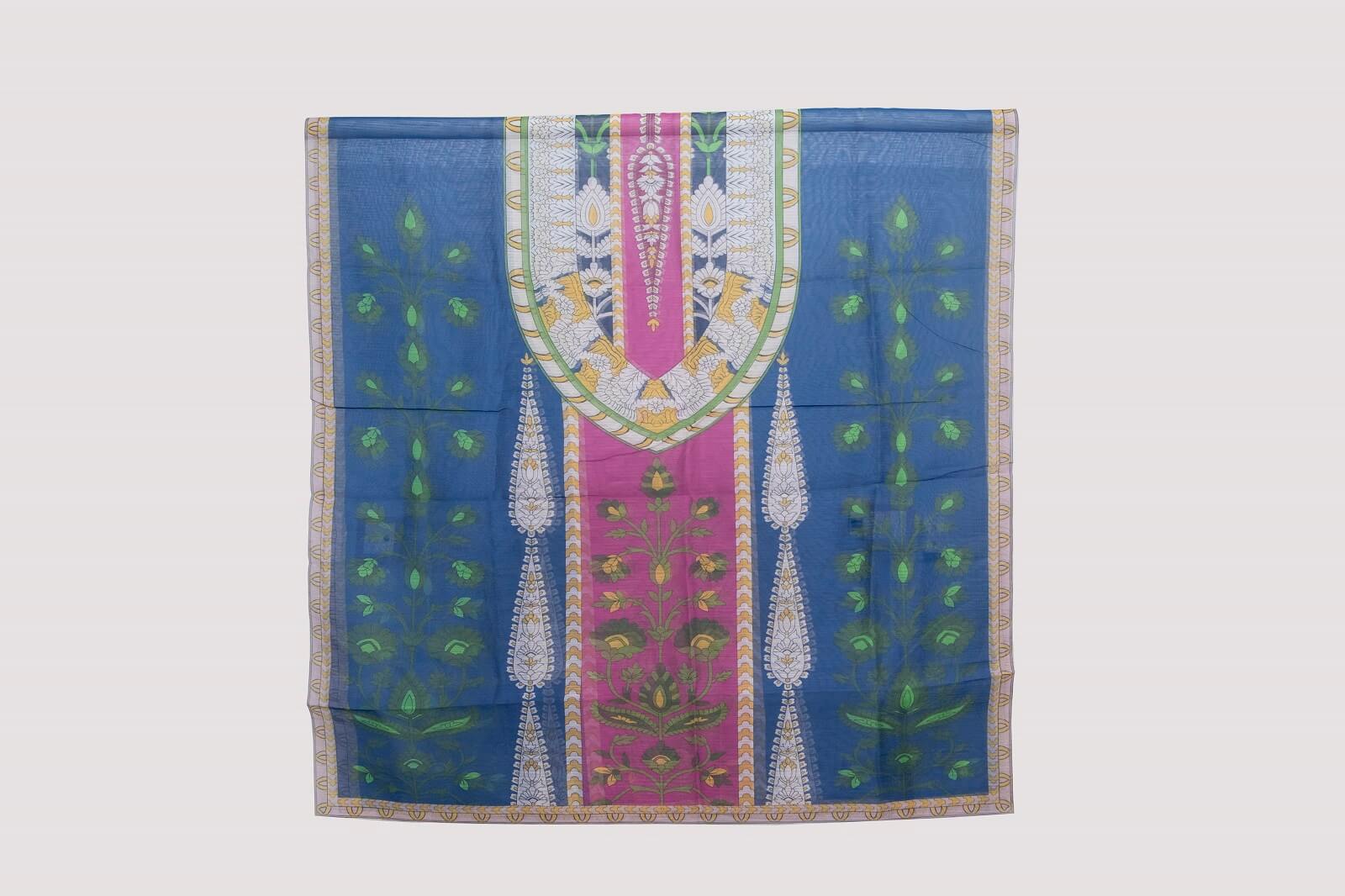 Monark Multi Floral Motif Printed Dupatta