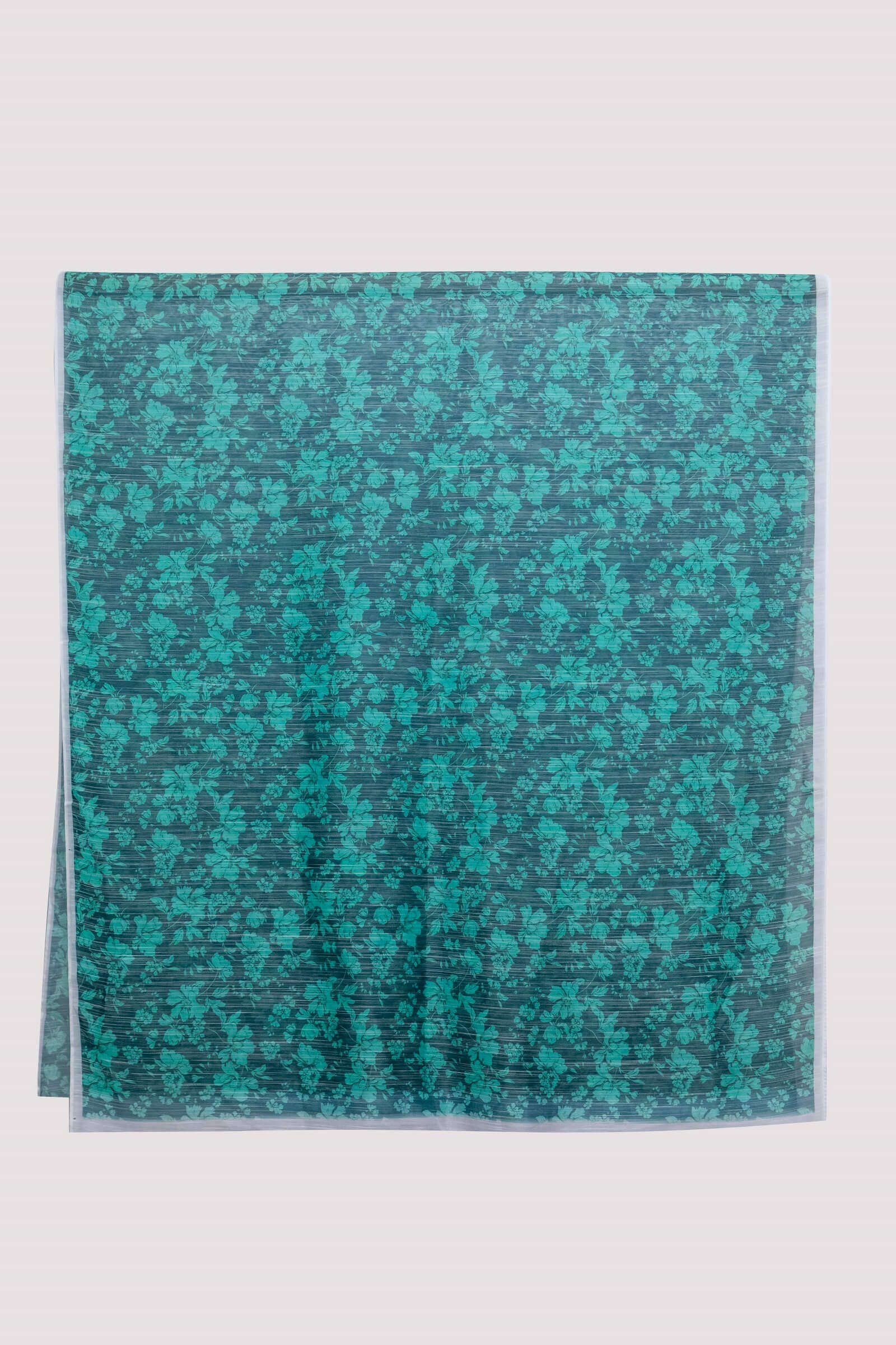 Monark Sea Green Lilly Printed Dupatta