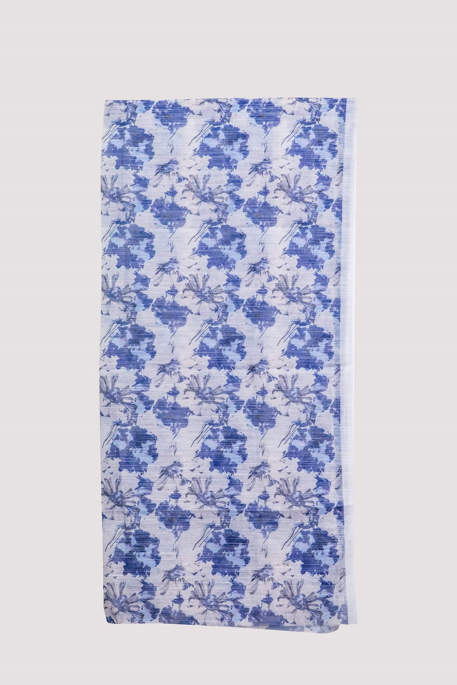 Monark Royal Blue Toile Pattern Printed Dupatta