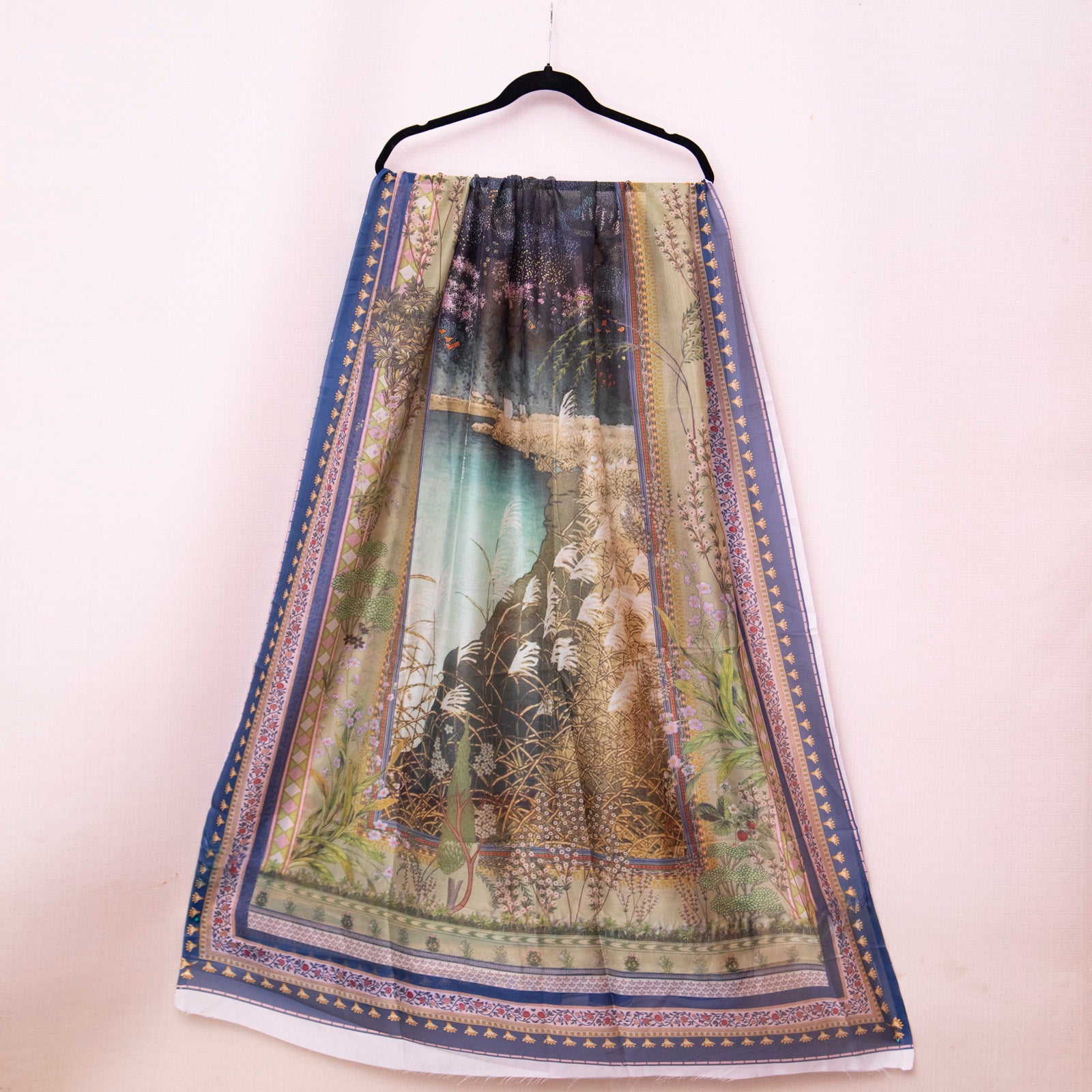 Silk Beach View Printed Dupatta