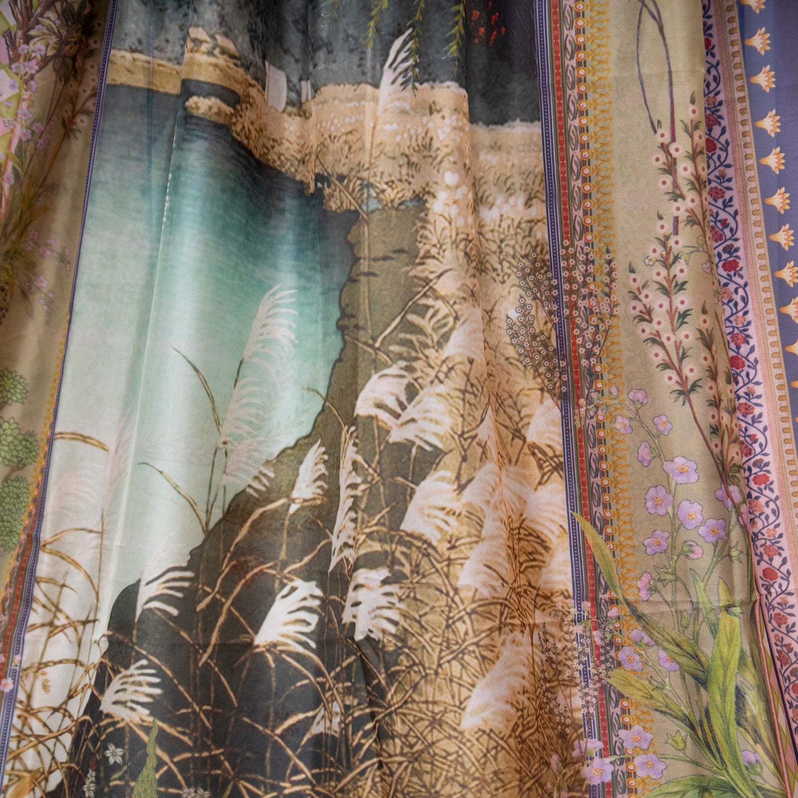 Silk Beach View Printed Dupatta