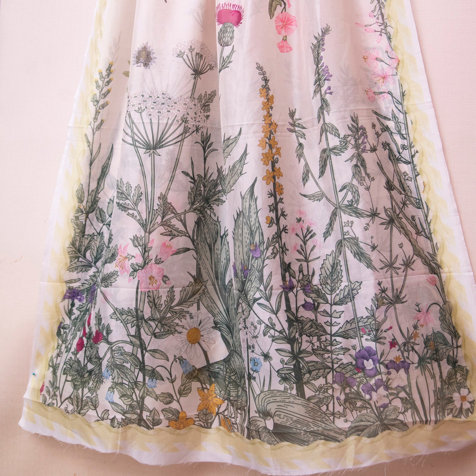 Silk Skin Tulip Flowers Printed Dupatta