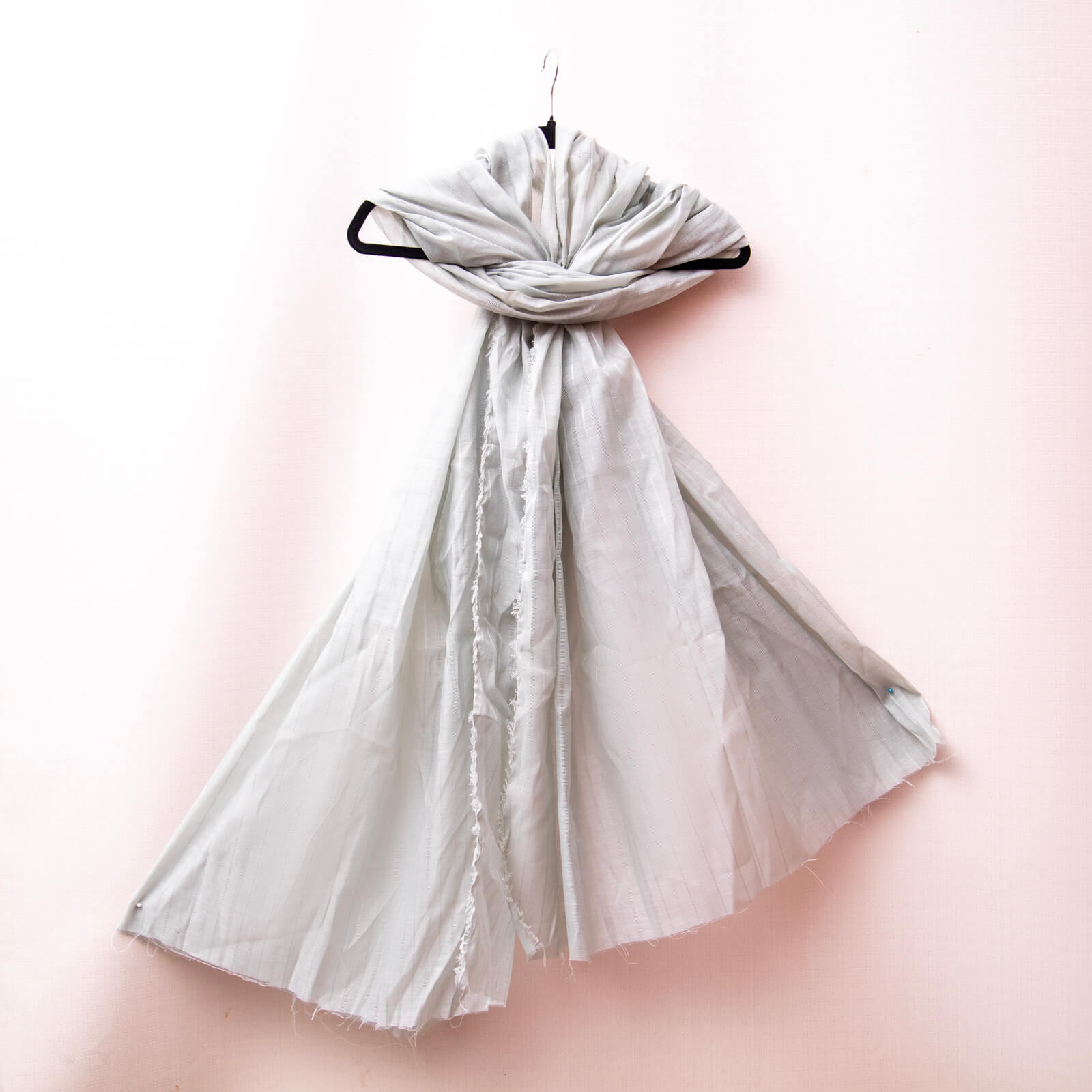 Cotton Gray Taarkashi with Lining Dupatta