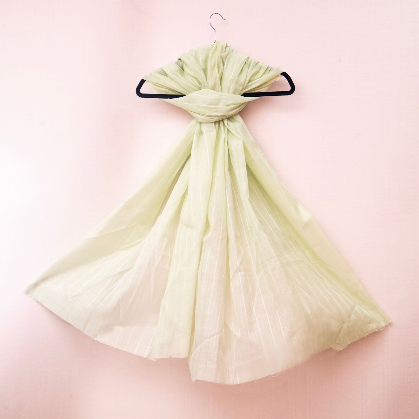 Cotton Soft Green Taarkashi with Lining Dupatta