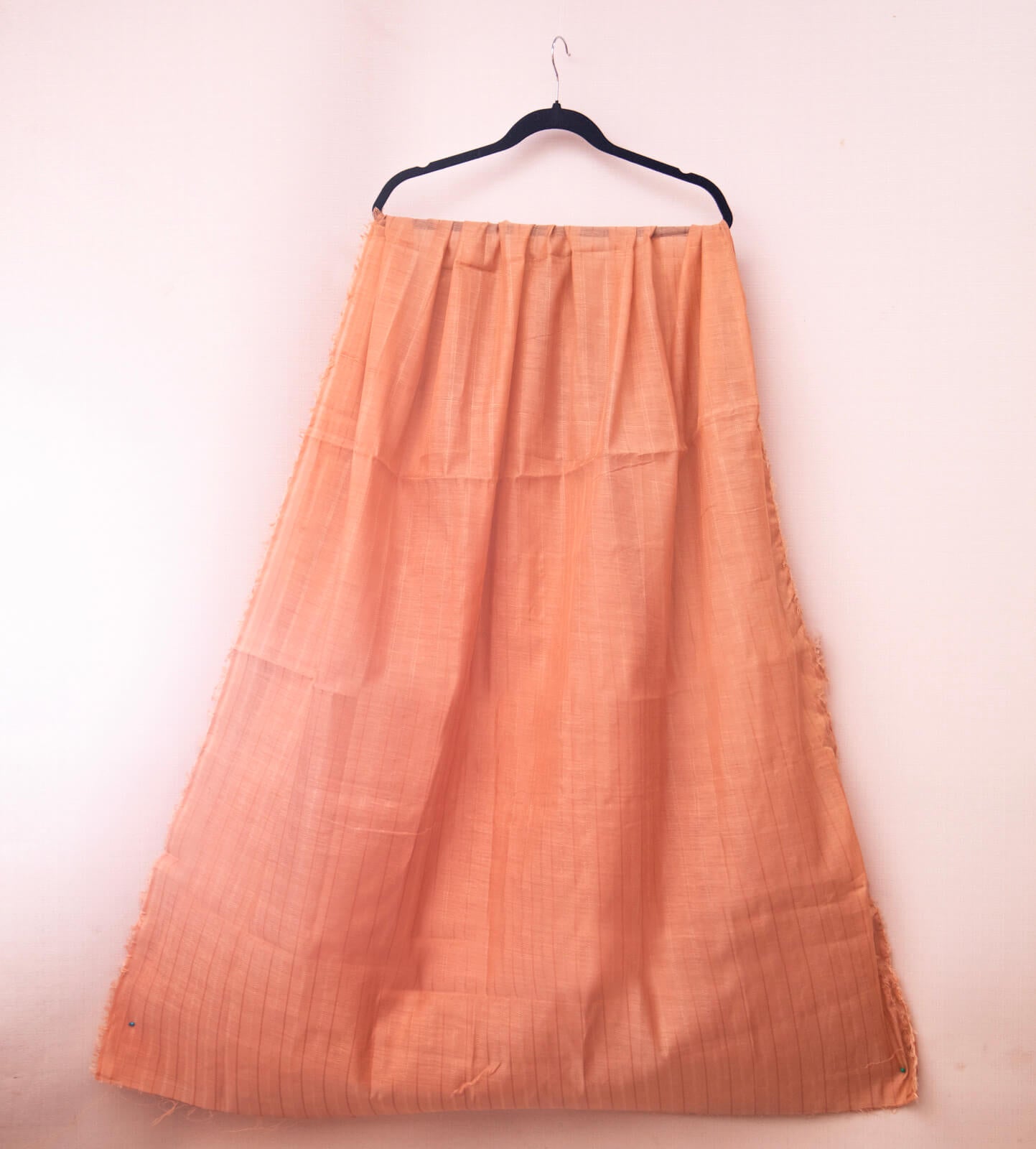 Cotton Orange Taarkashi with Lining Dupatta