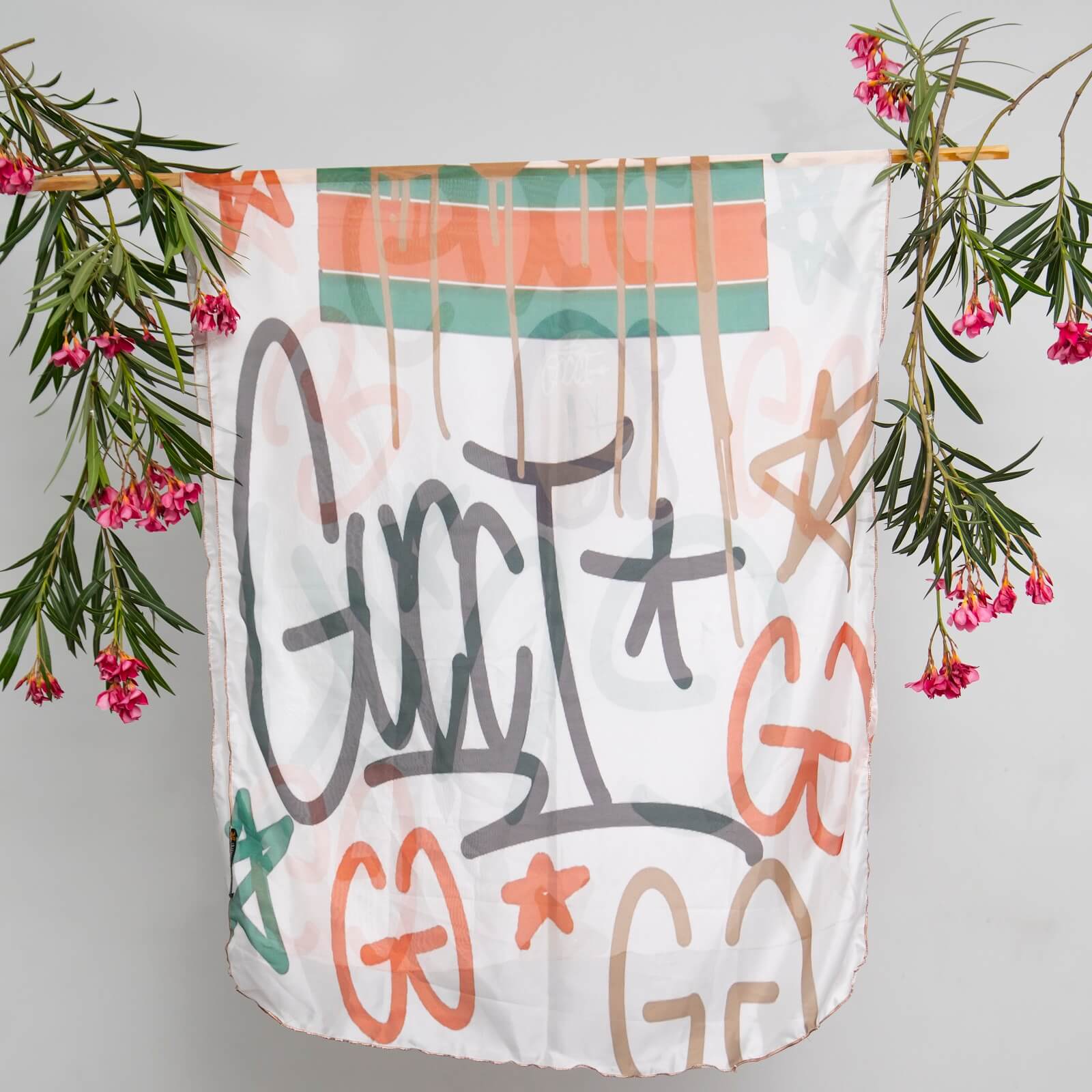 Silk Gucci Printed Scarf
