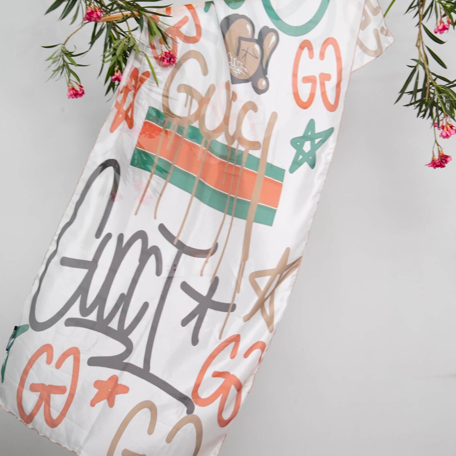 Silk Gucci Printed Scarf