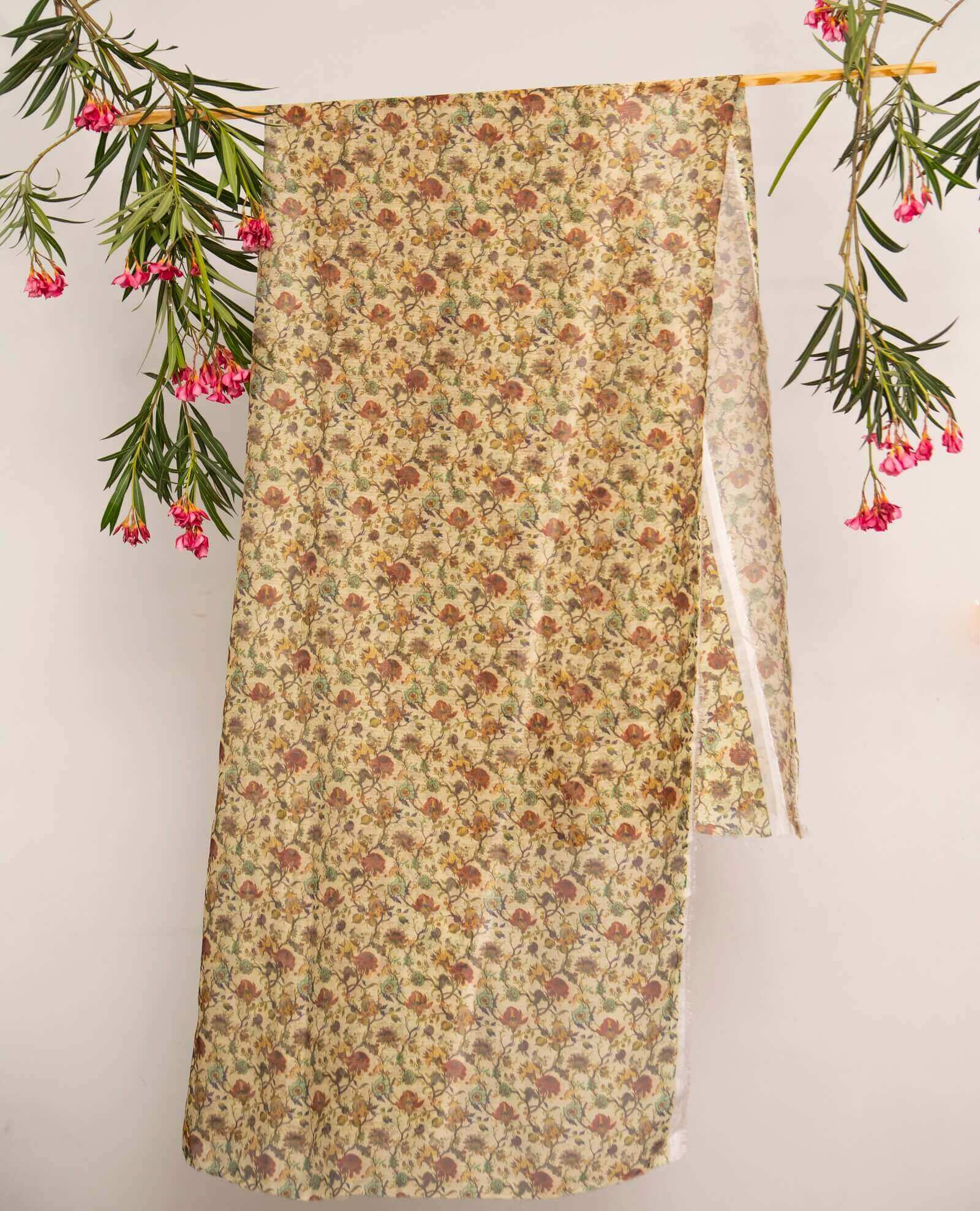 Monark Skin Floral Printed Dupatta