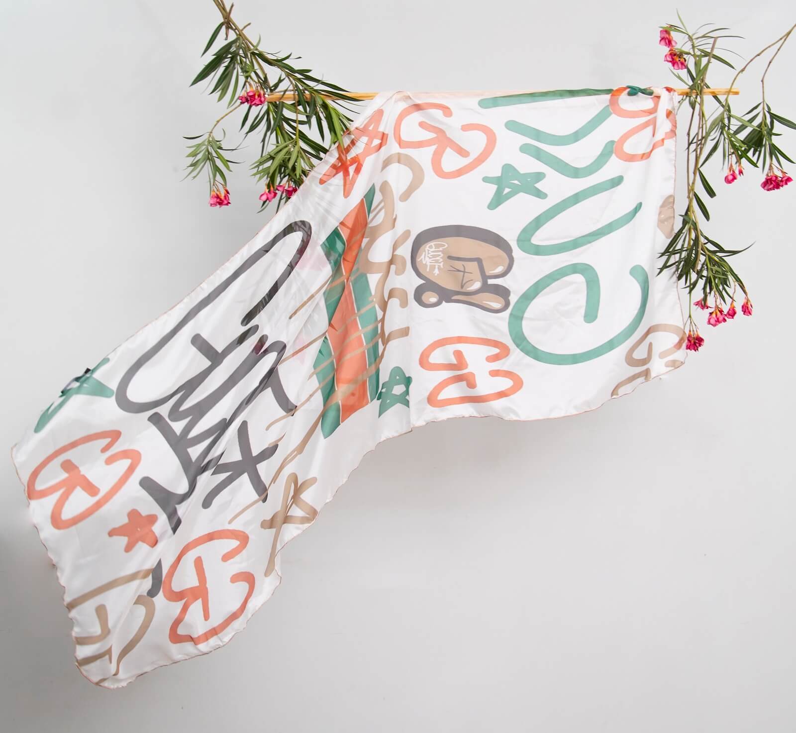 Silk Gucci Printed Scarf