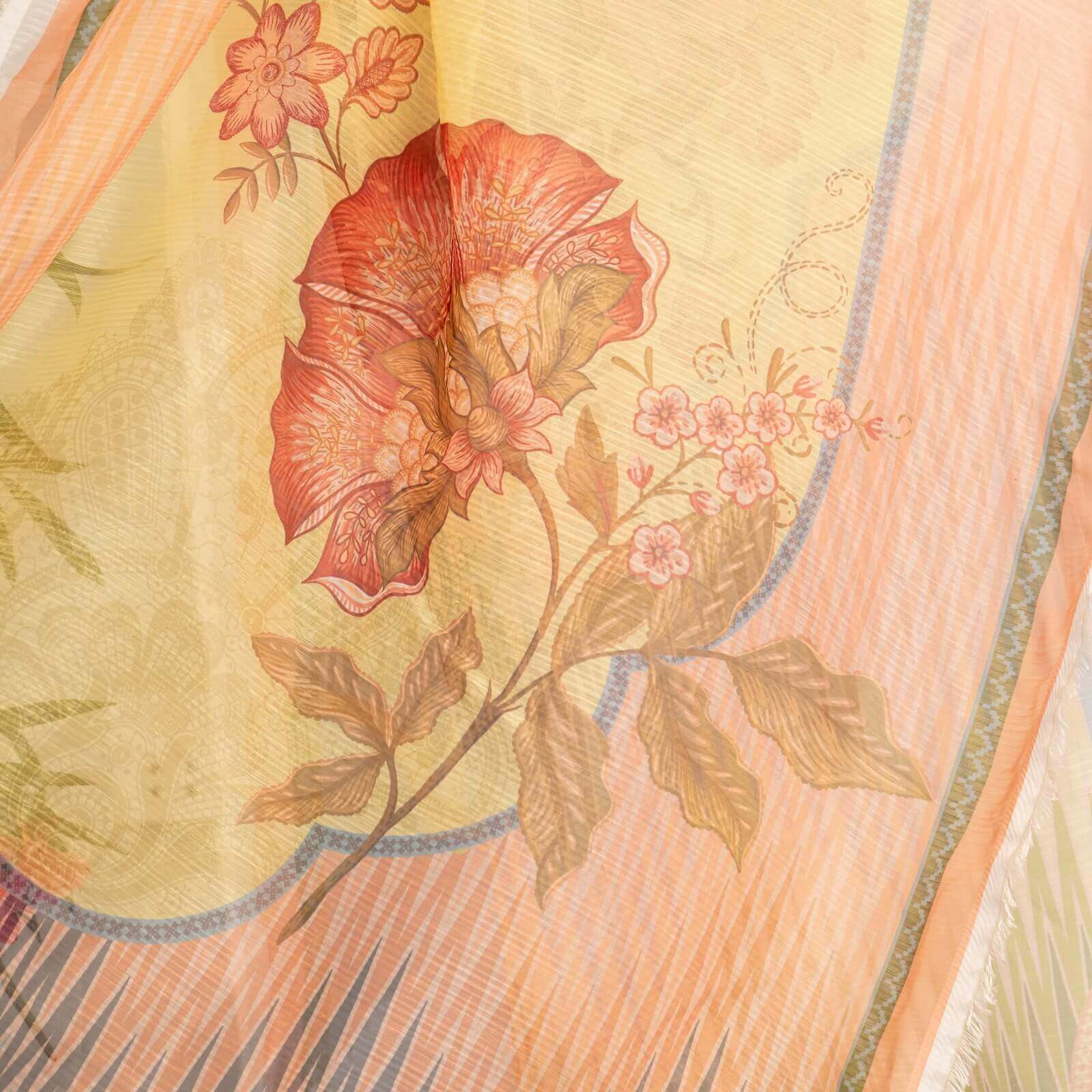 Monark Multi Floral Printed Dupatta