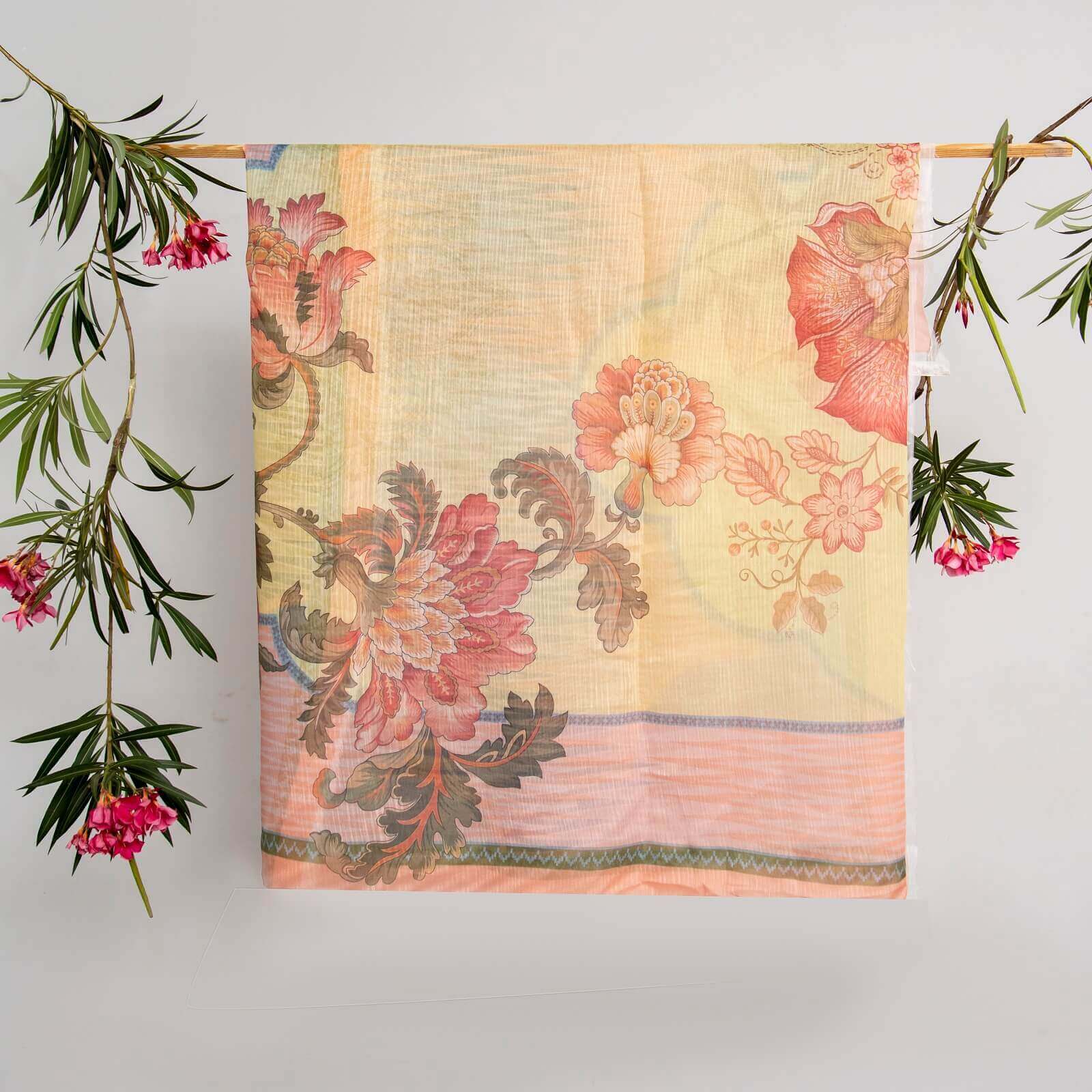 Monark Multi Floral Printed Dupatta