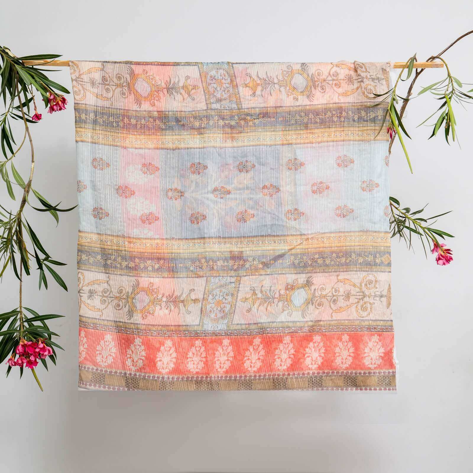Monark Multi Damask Printed Dupatta