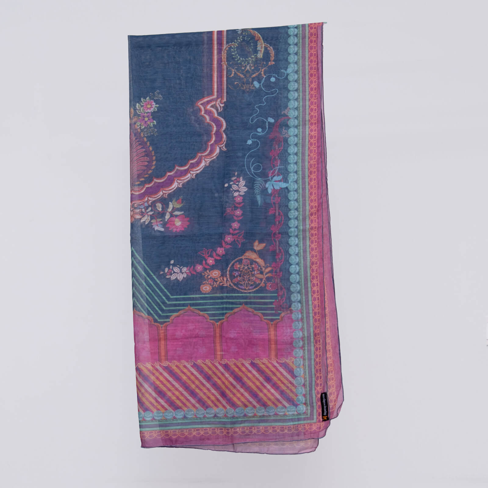 Monark Multi Floral Printed Dupatta