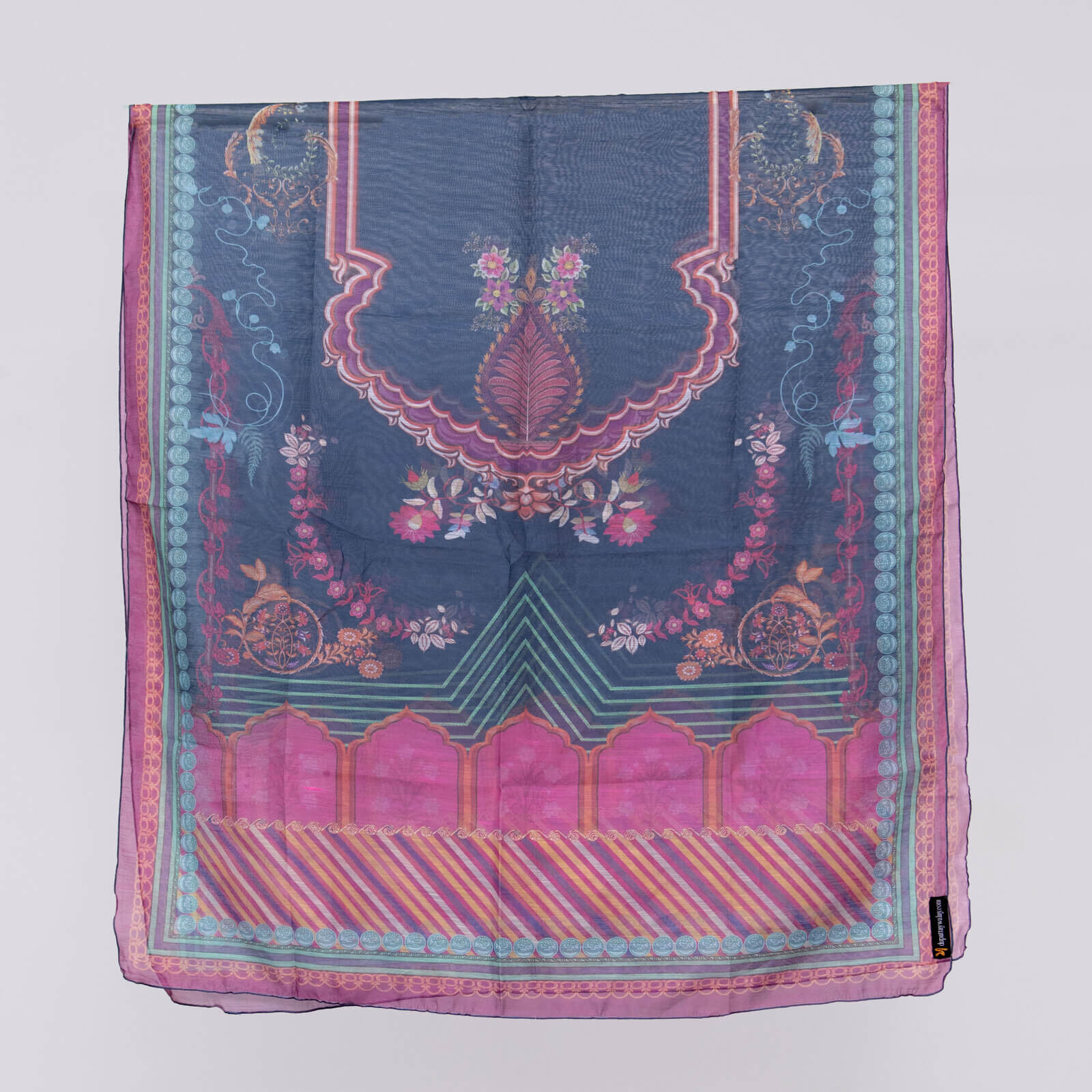 Monark Multi Floral Printed Dupatta