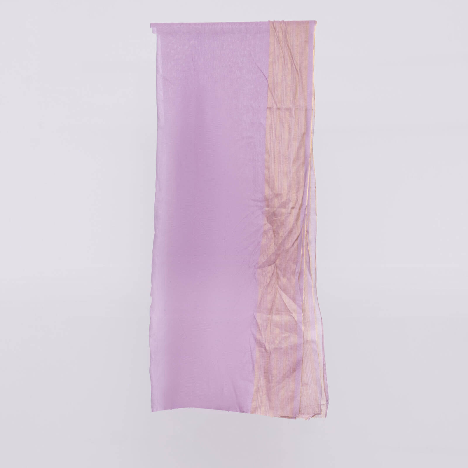 Khaddi Woven Mauve Two Sided Striped Border Dupatta