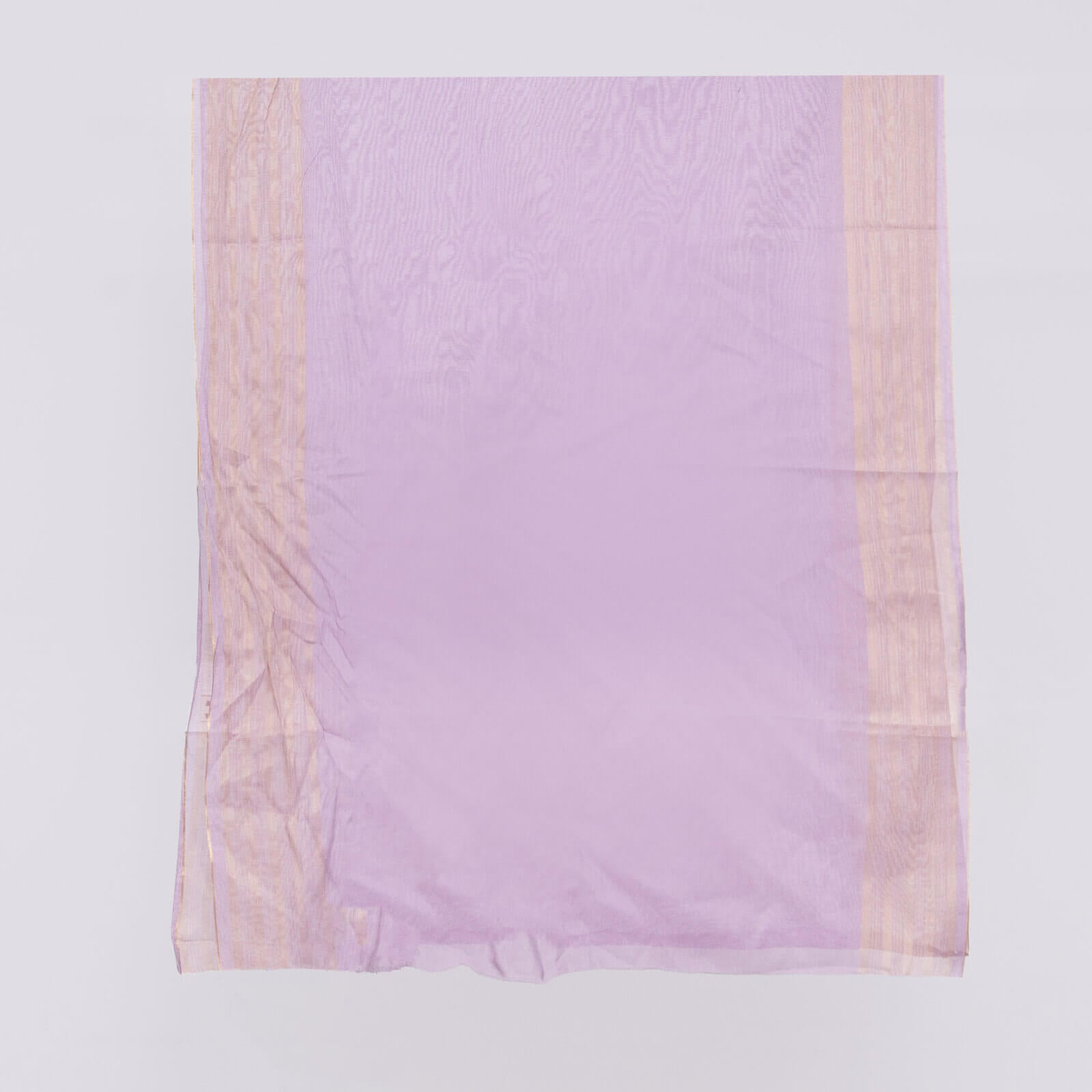 Khaddi Woven Mauve Two Sided Striped Border Dupatta