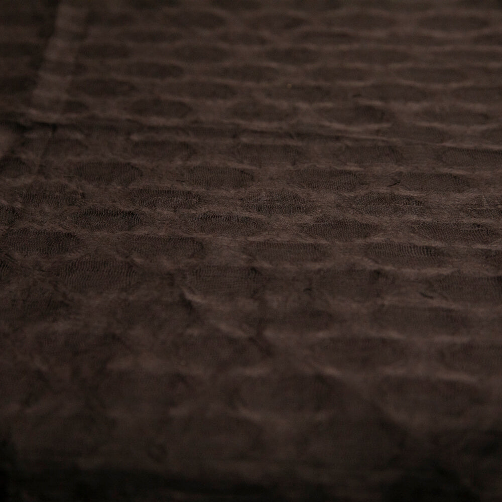 Cotton Black Self Barosha Dupatta