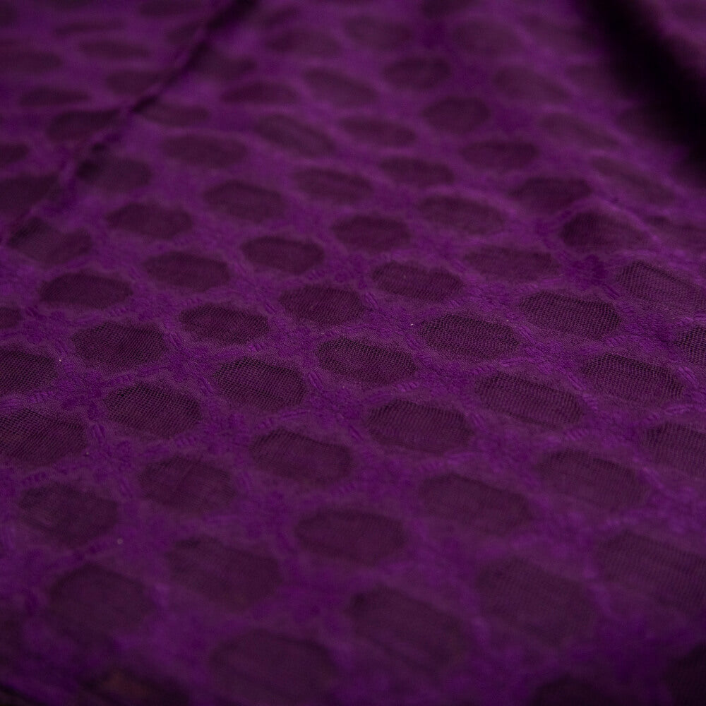 Cotton Plum Self Barosha Dupatta