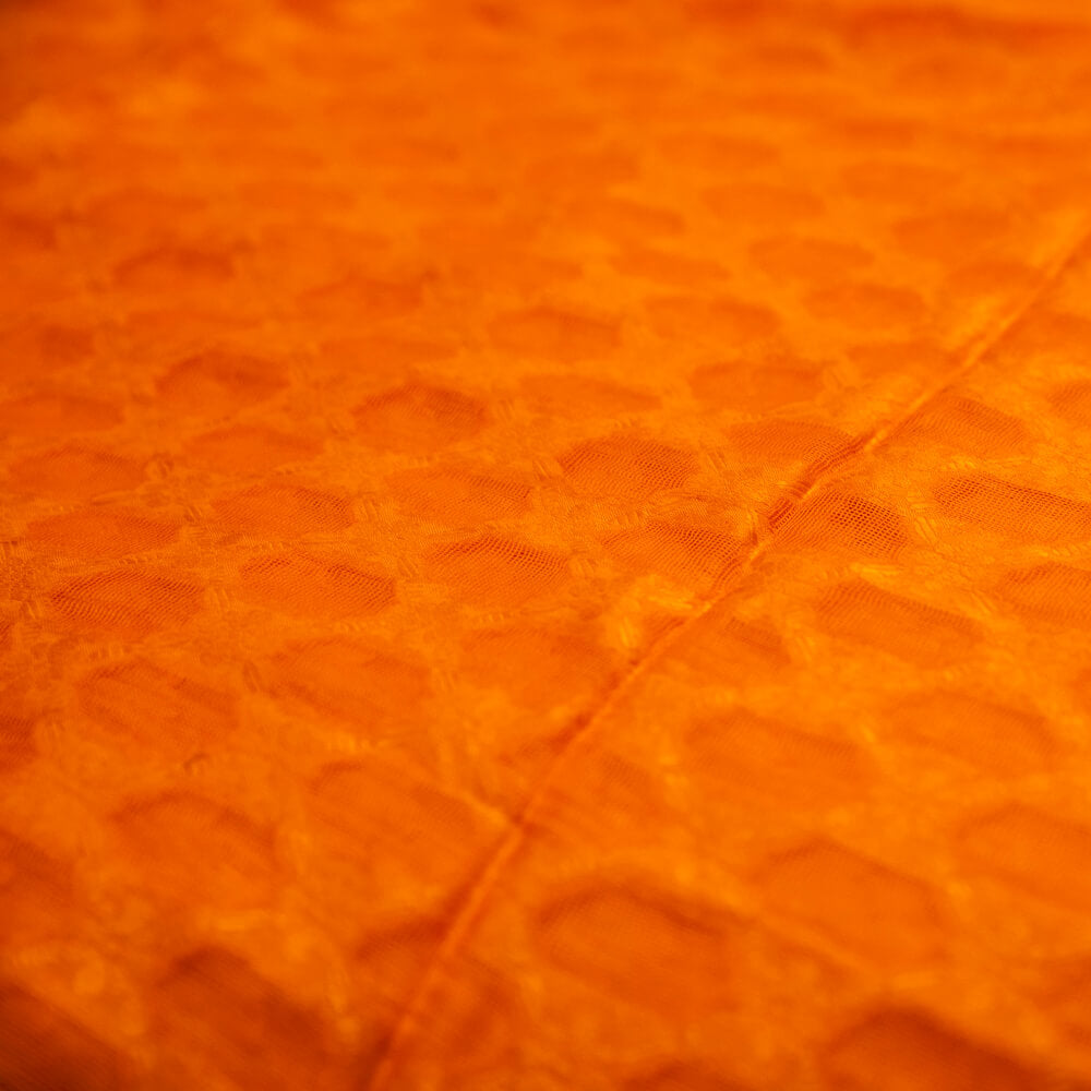 Cotton Orange Self Barosha Dupatta