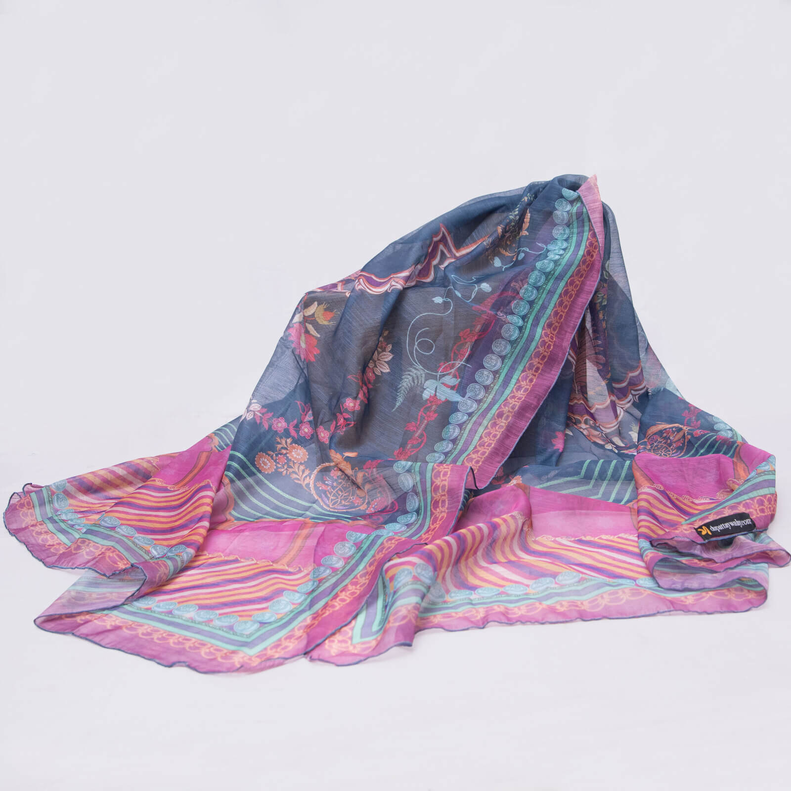Monark Multi Floral Printed Dupatta
