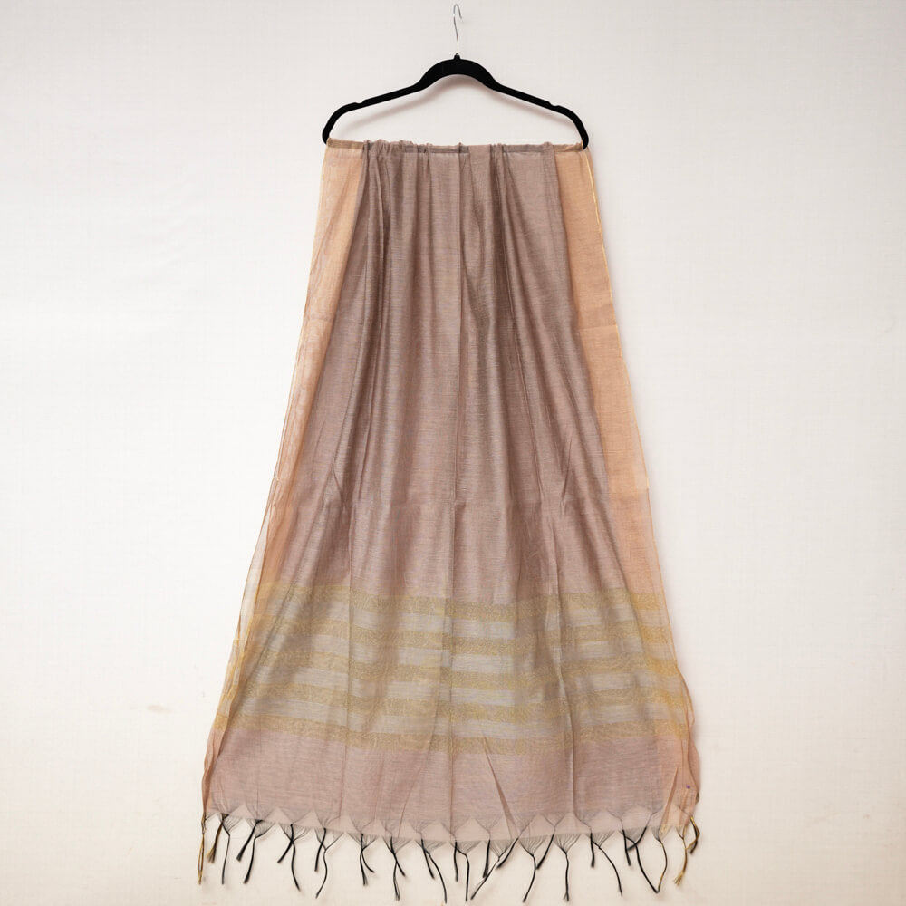 Khaddi T Pink All Sided Border Dupatta