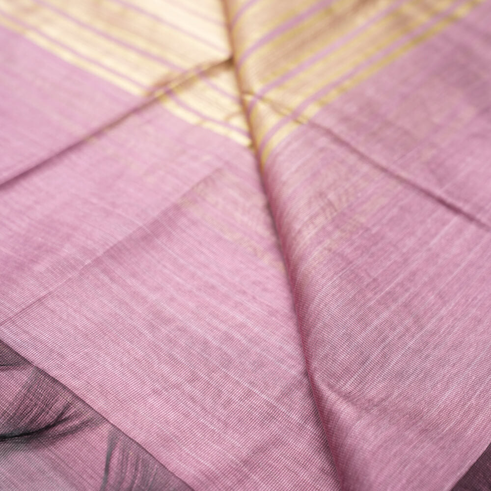 Cotton Silk T Pink Two Sided Border Dupatta