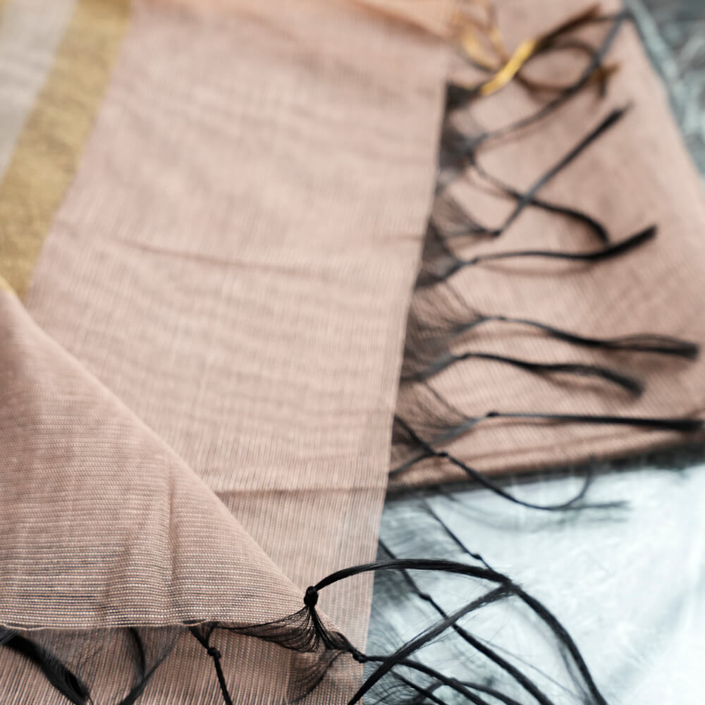 Khaddi T Pink All Sided Border Dupatta