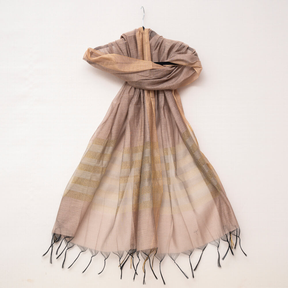Khaddi T Pink All Sided Border Dupatta