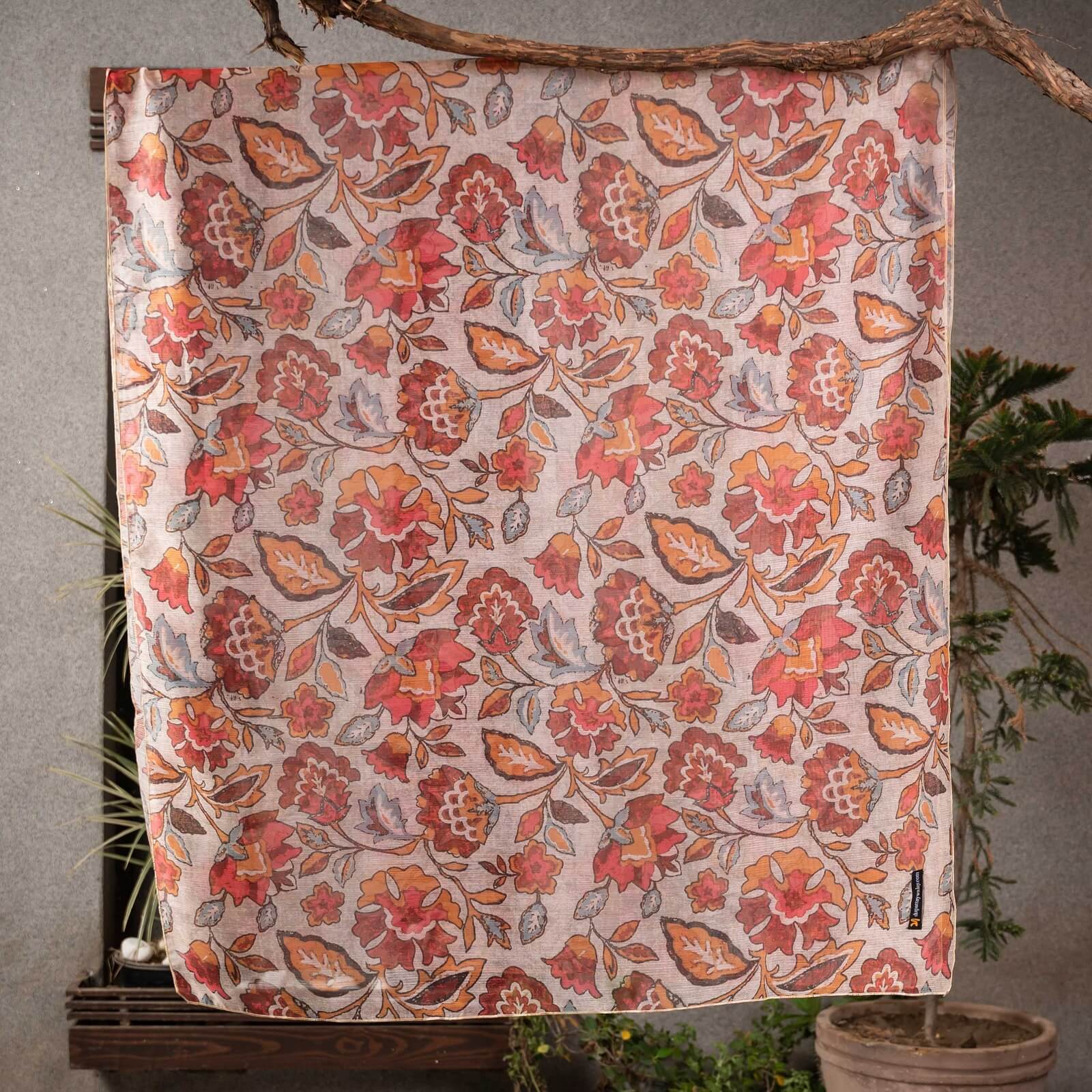 Monark Multi Floral Printed Dupatta