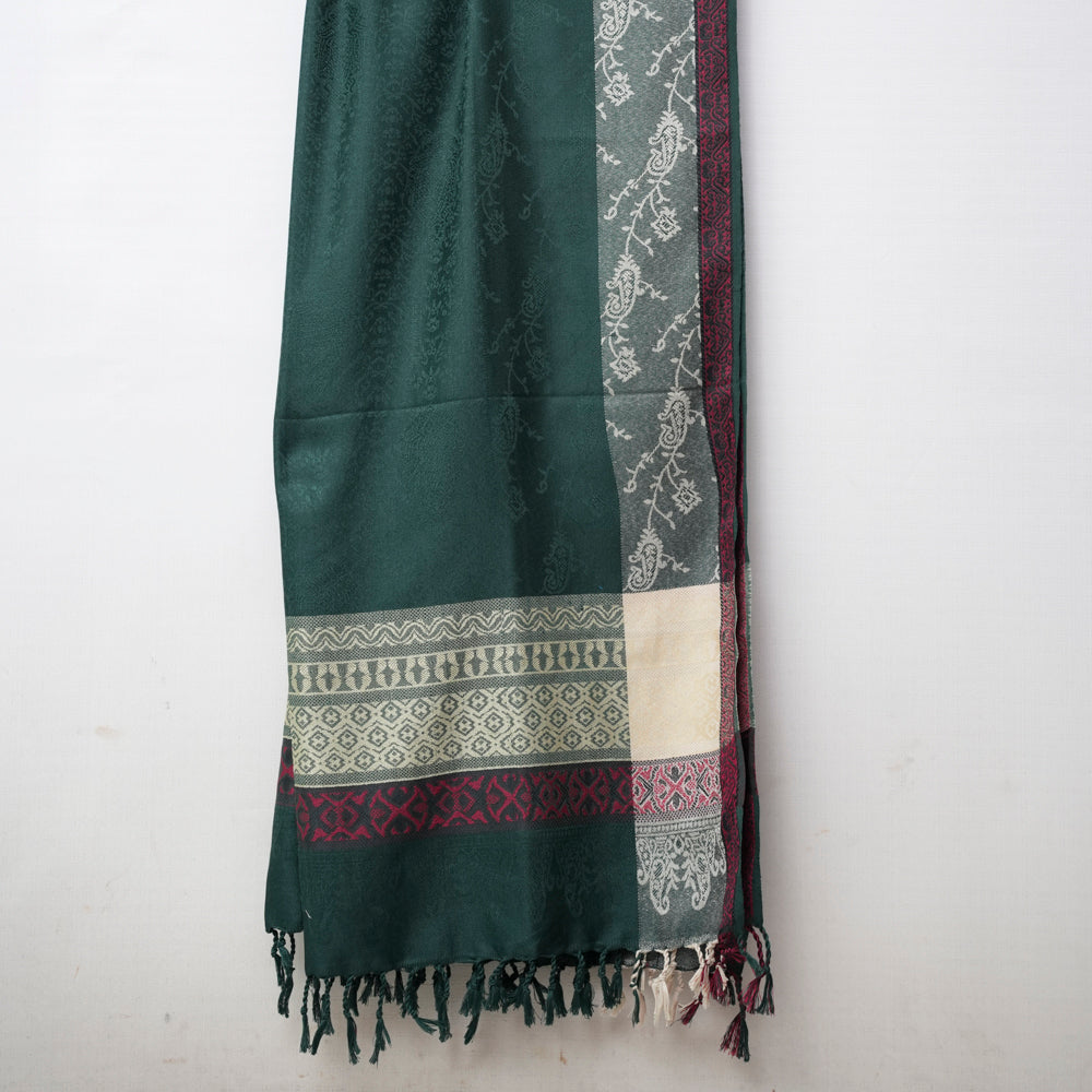 Green Woolen Shawl DUPPATTY WALAY